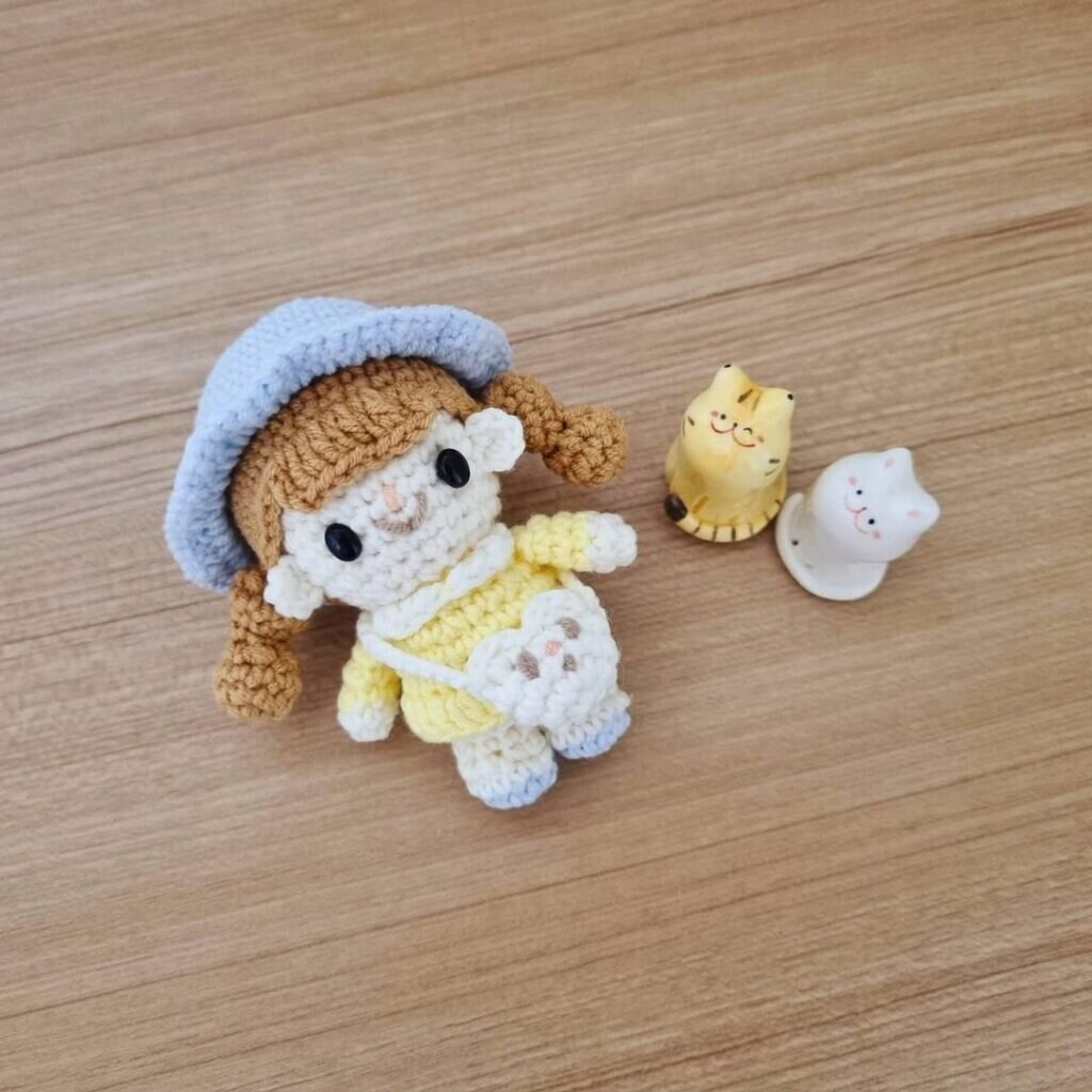 Girl Doll Free Amigurumi Pattern 2