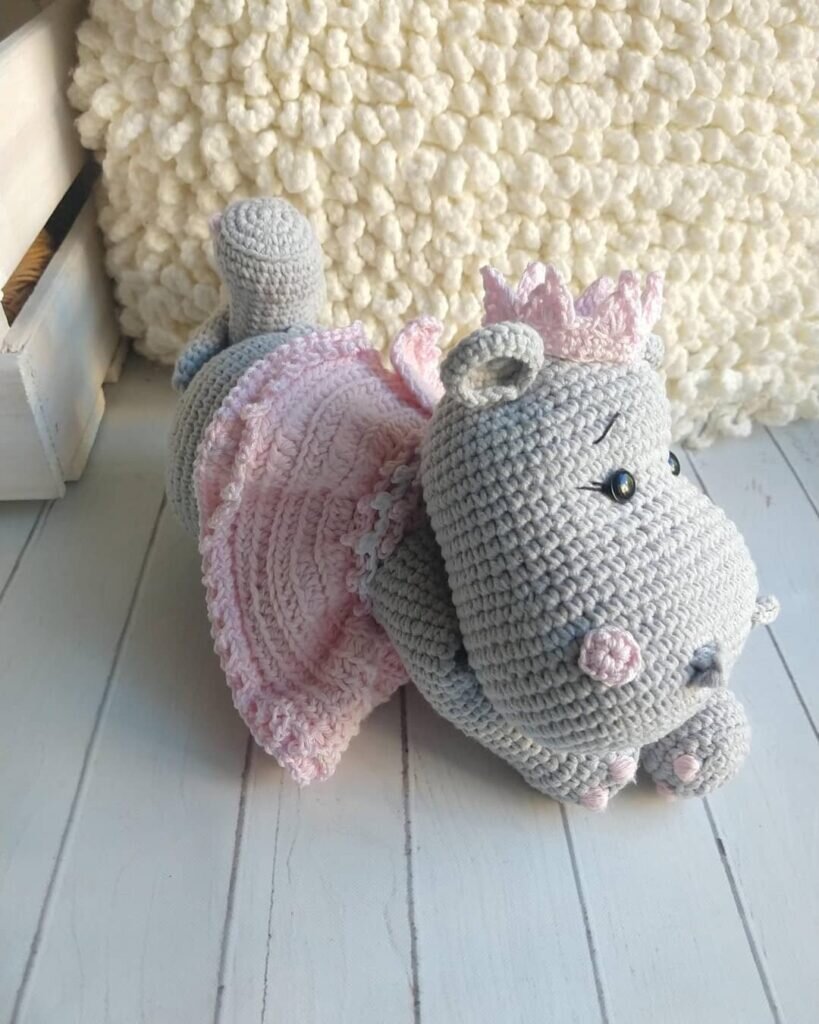 Hippo Ballerina Free Pattern 1