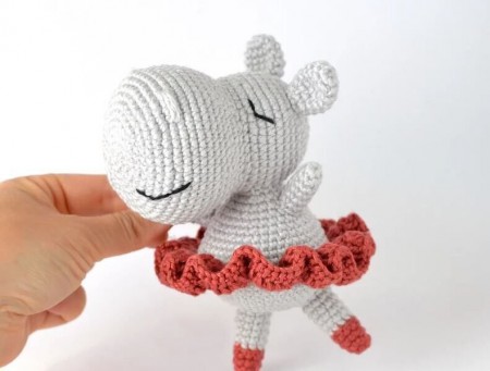 Hippo Ballerina Free Pattern