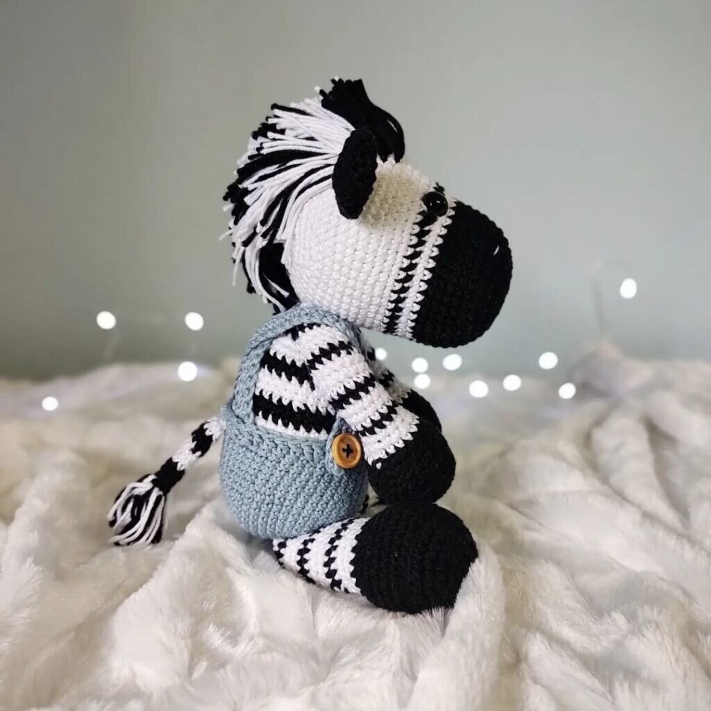 Horse, Donkey, Zebra Amigurumi Free Pattern 2