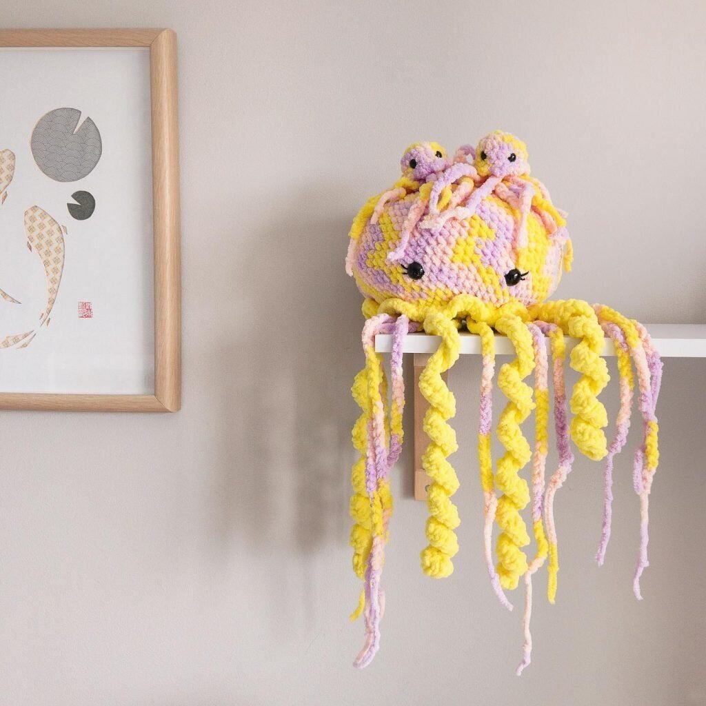 Jellyfish Crochet Free Pattern 1