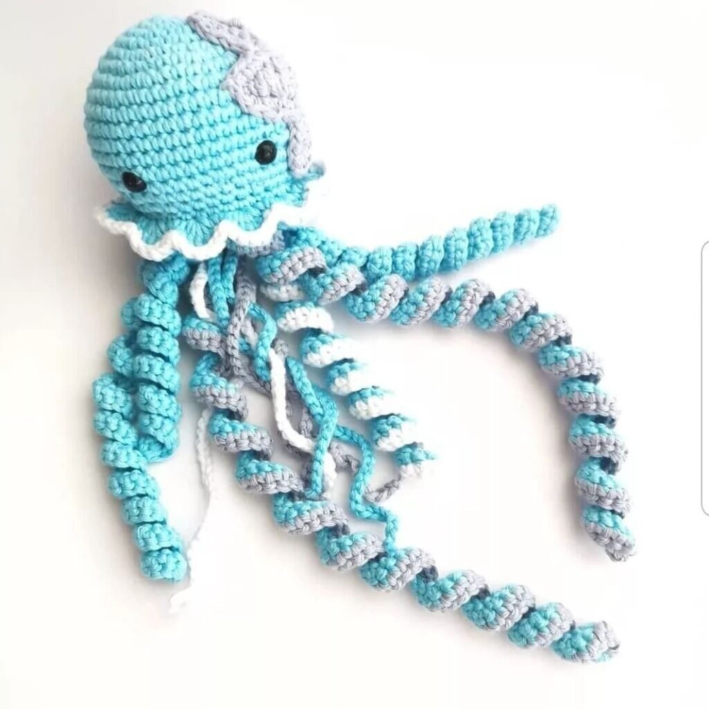 Jellyfish Crochet Free Pattern 3