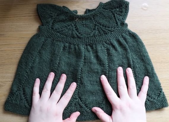 Knitting A Vintage Baby Dress 2