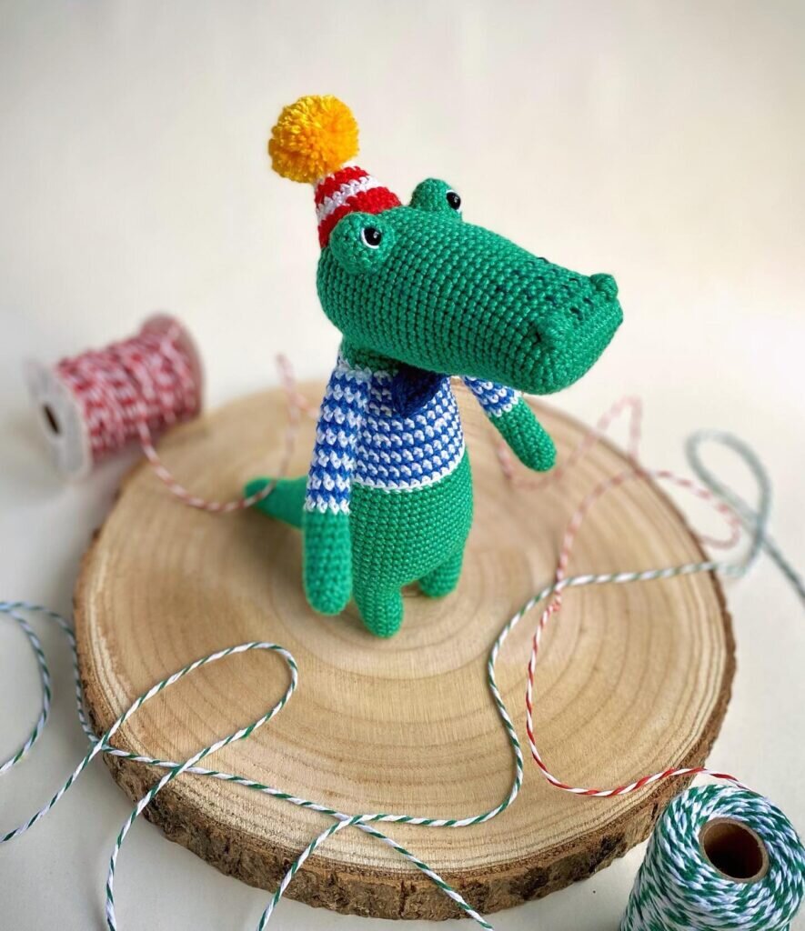 Kyle the Crocodile Free Pattern 2