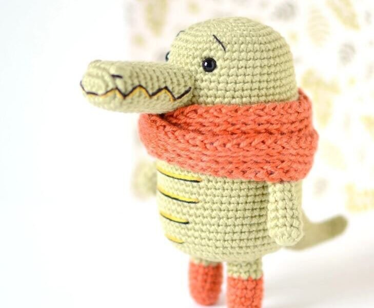 Kyle the Crocodile Free Pattern