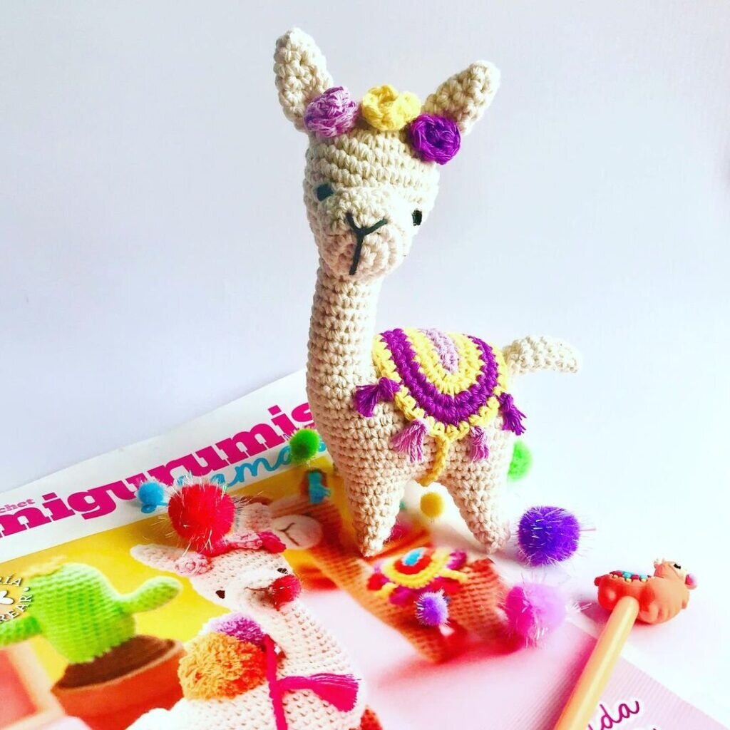 Llama Crochet Free Pattern 3