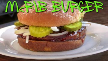 Mcrib Burger Recipe!