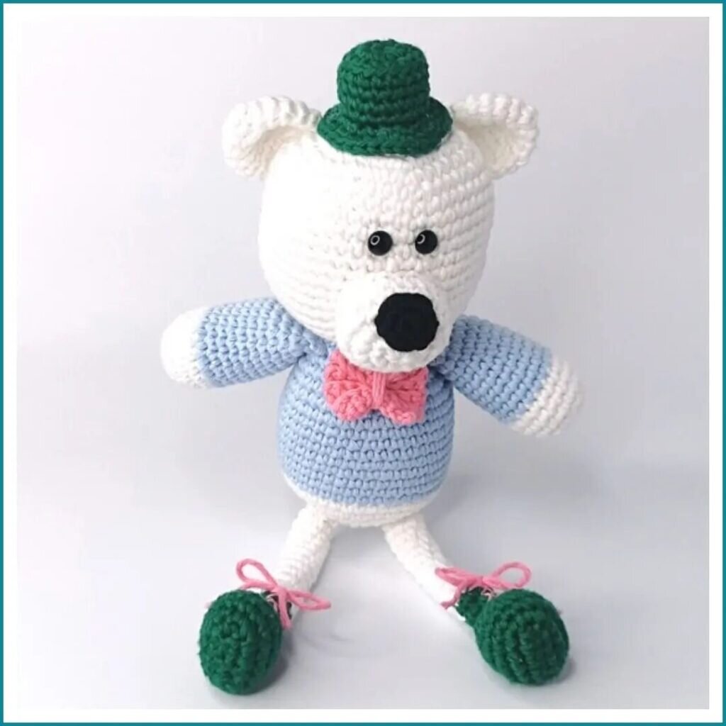 Miki the Polar Bear Free Pattern 2