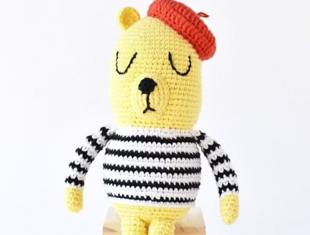 Monsieur Bear Free Crochet Pattern