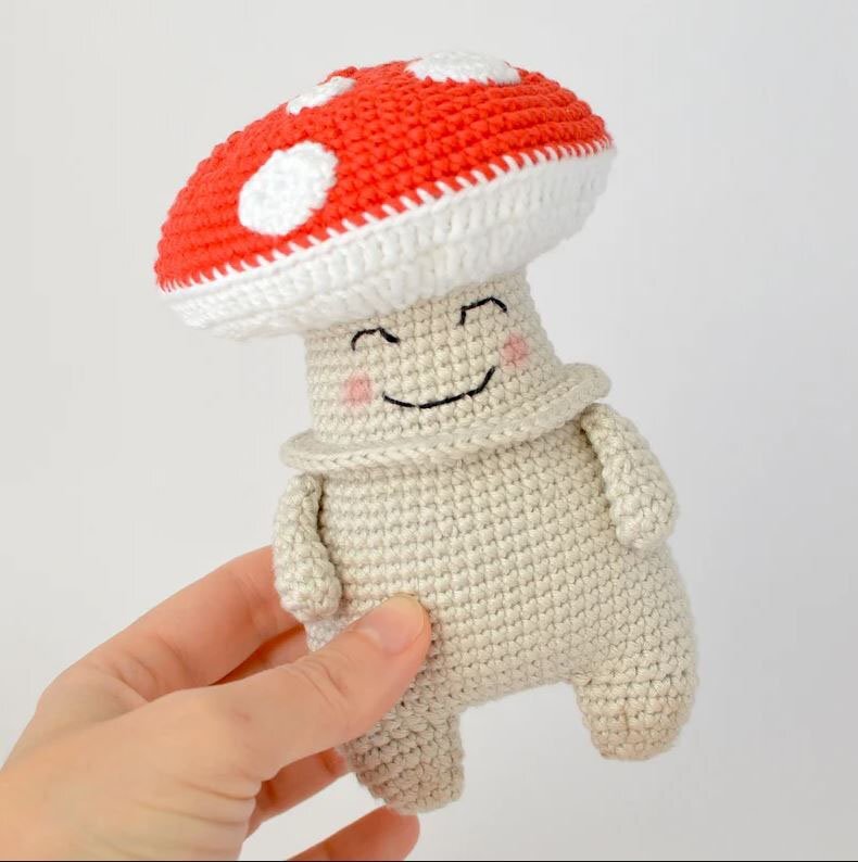 Mushroom Amigurumi Free Pattern 1