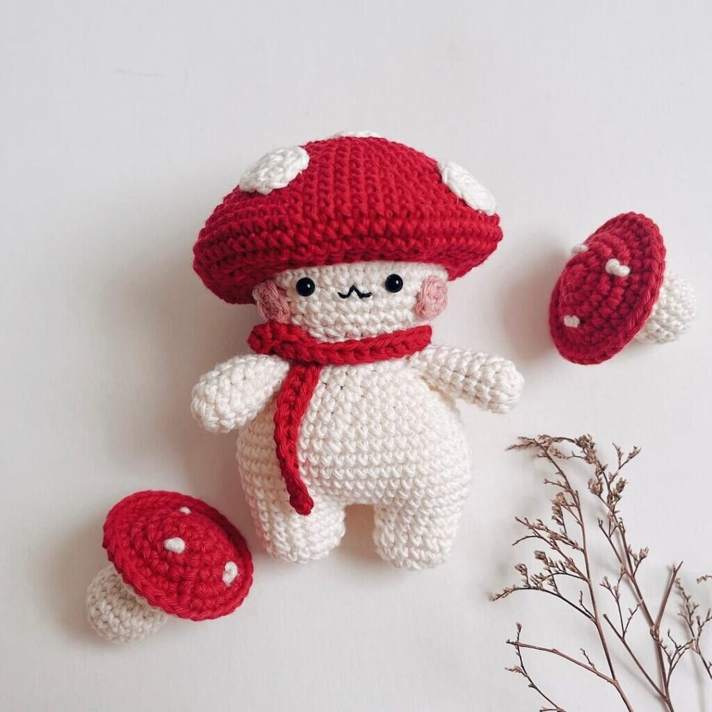 Mushroom Amigurumi Free Pattern 2