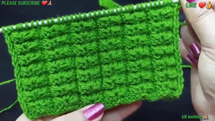 New Knitting Stitch Pattern