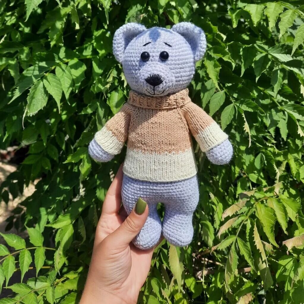 Ornament Bear Free Crochet Pattern 2