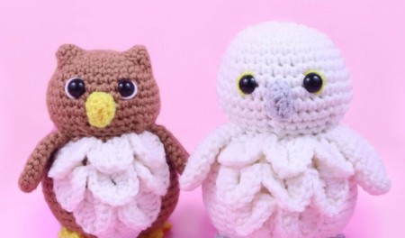 Owl & Snow Owl Amigurumi Free Pattern
