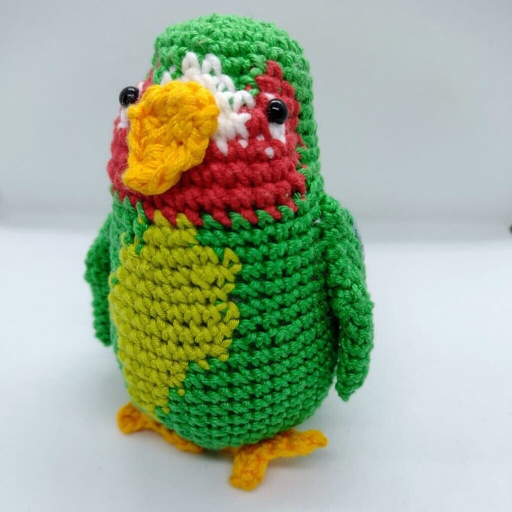 Parrot Amigurumi Free Crochet Pattern 1
