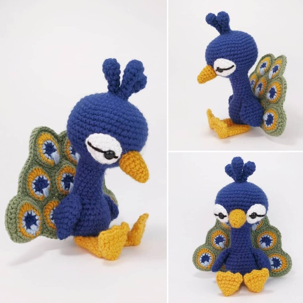 Peacock Free Crochet Pattern 2