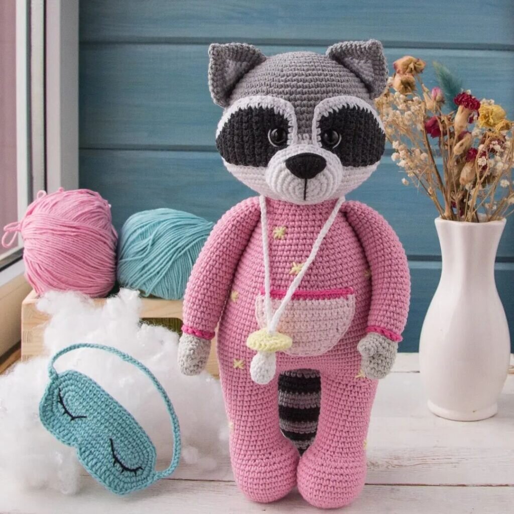 Raccoon Crochet Free Pattern 2