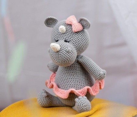 Rhino Amigurumi Free Crochet Pattern