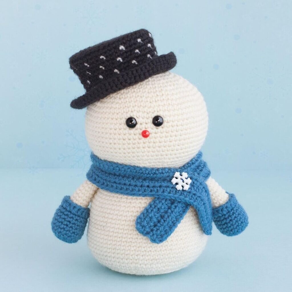 Snowman Amigurumi Free Pattern 1