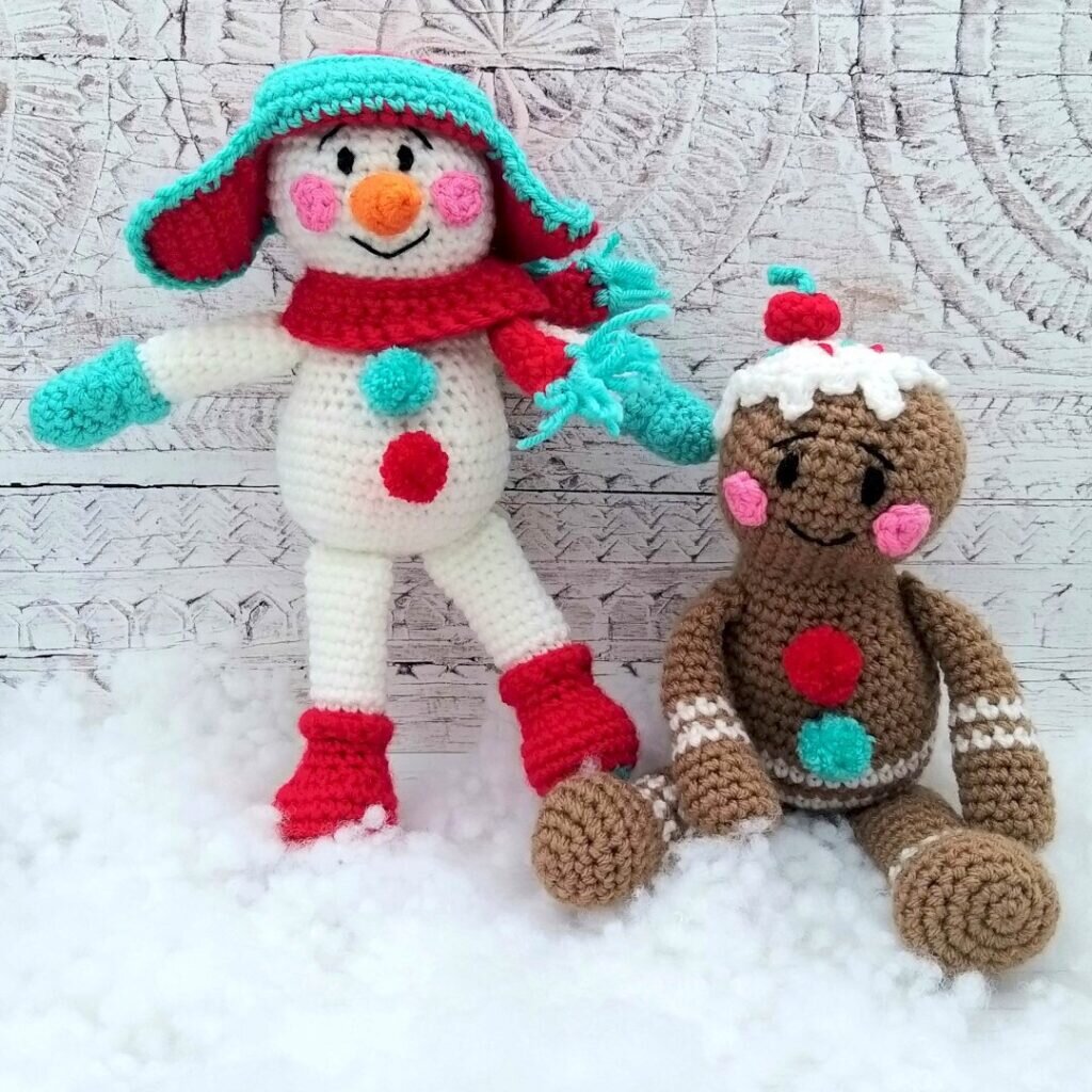 Snowman Free Crochet Pattern 1