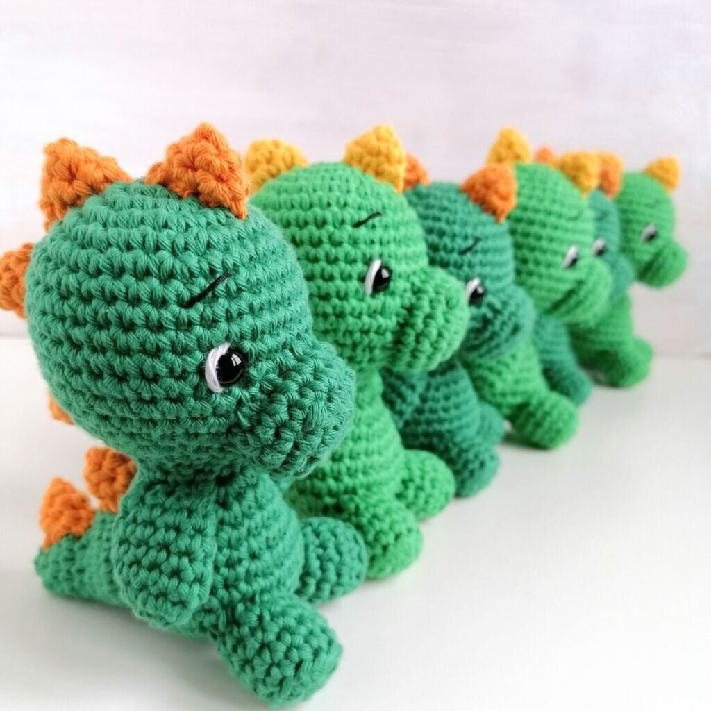 The Dinosaur Free Crochet Pattern 2