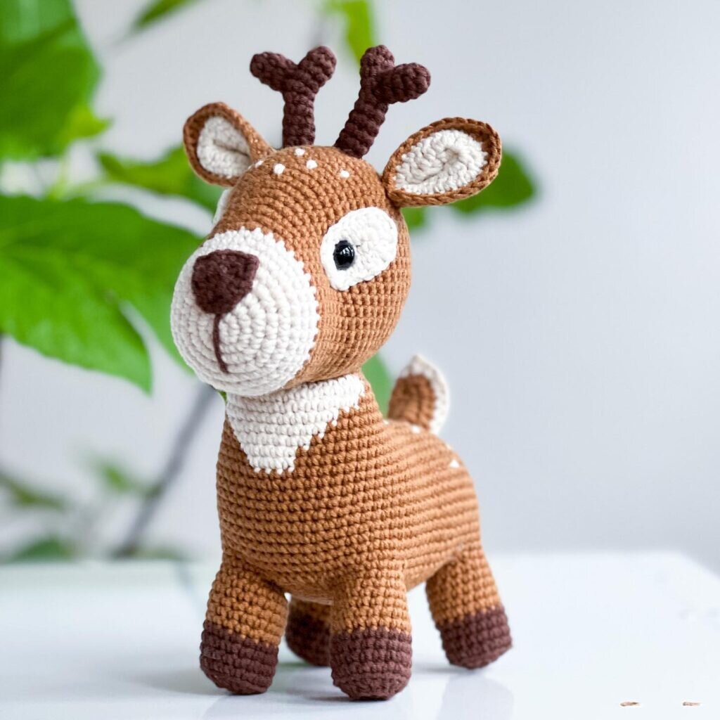 Toy Deer Amigurumi Free Pattern 3