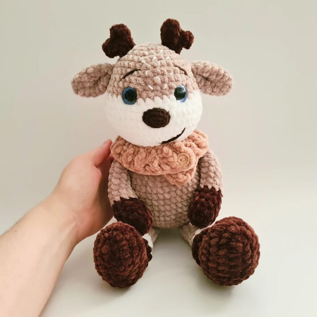 Toy Deer Amigurumi Free Pattern 4