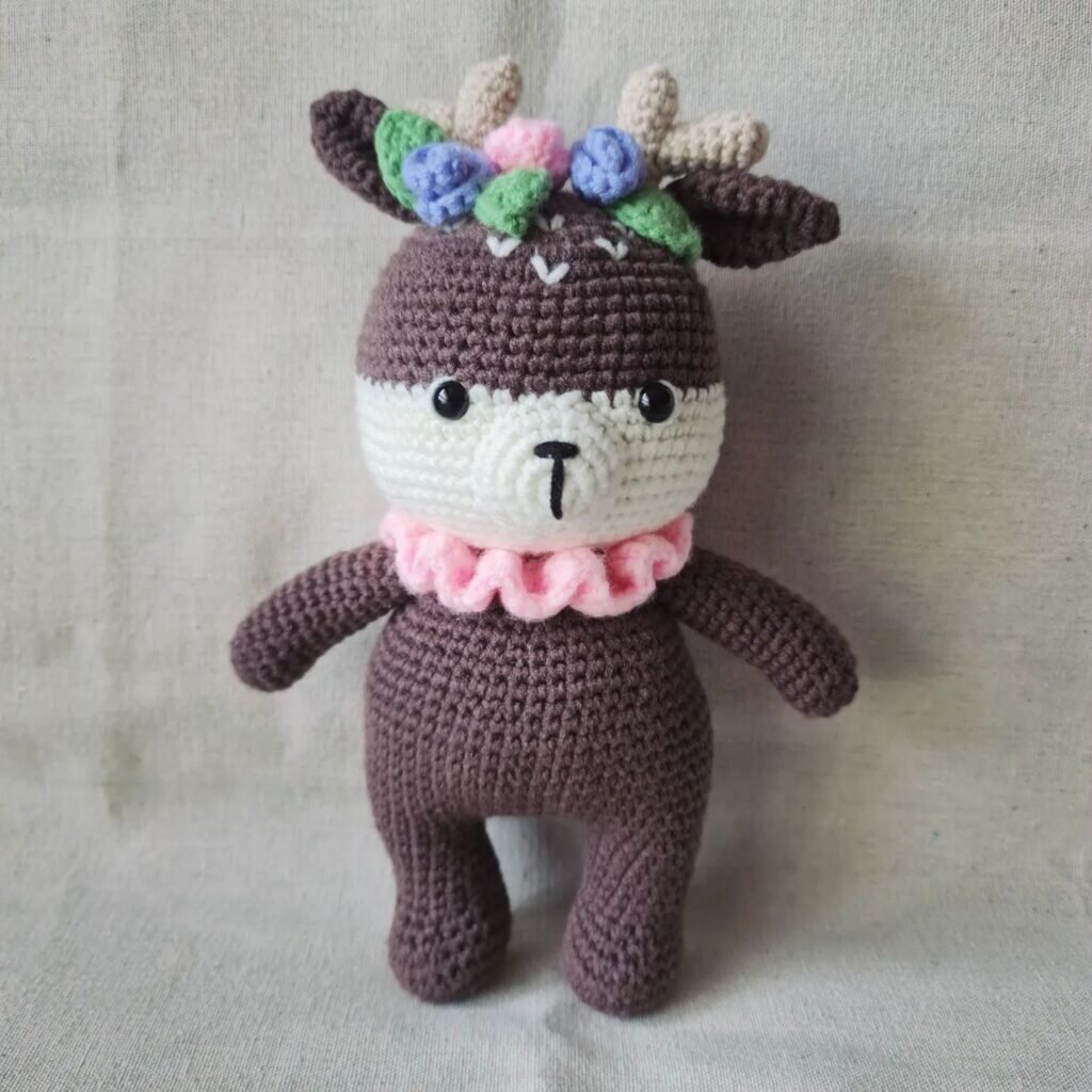 Toy Deer Amigurumi Free Pattern 6