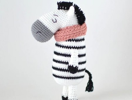 Zebra Amigurumi Free Pattern